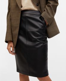 MANGO Women s Faux Leather Pencil Skirt   Reviews - Women - Macy s at Macys